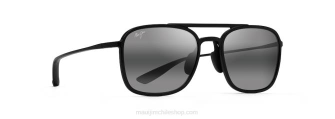 4DRP103 negro/gris neutro gafas de sol estilo aviador polarizadas keokea Maui Jim