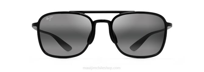 4DRP103 negro/gris neutro gafas de sol estilo aviador polarizadas keokea Maui Jim