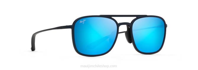 4DRP104 hawaii azul/azul gafas de sol estilo aviador polarizadas keokea Maui Jim