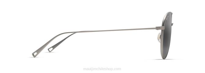 4DRP10 titanio mate/gris neutro gafas de sol estilo aviador polarizadas walaka Maui Jim