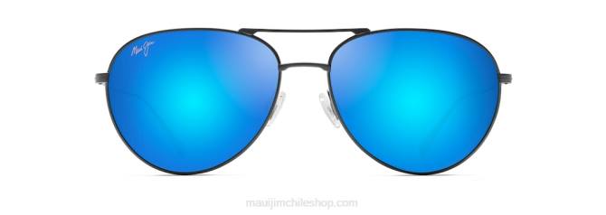 4DRP11 paloma gris/azul hawaii gafas de sol estilo aviador polarizadas walaka Maui Jim