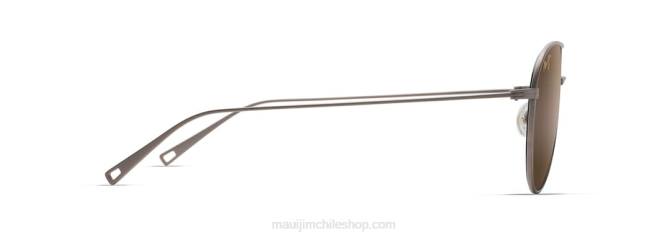 4DRP12 sepia satinado/bronce hcl gafas de sol estilo aviador polarizadas walaka Maui Jim