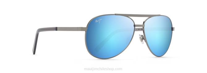 4DRP239 bronce de cañón/azul hawaii lentes de sol estilo aviador polarizados seacliff Maui Jim