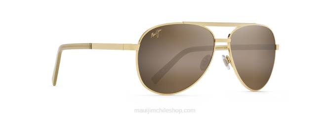 4DRP240 oro/hcl bronce lentes de sol estilo aviador polarizados seacliff Maui Jim