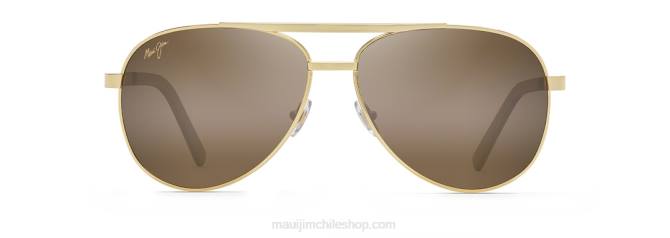 4DRP240 oro/hcl bronce lentes de sol estilo aviador polarizados seacliff Maui Jim