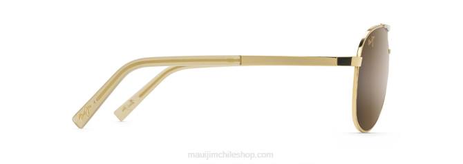 4DRP240 oro/hcl bronce lentes de sol estilo aviador polarizados seacliff Maui Jim