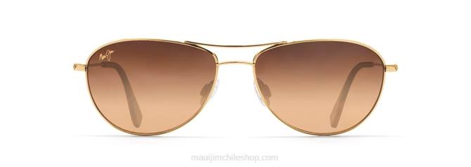 4DRP328 oro/hcl bronce gafas de sol tipo aviador polarizadas baby beach Maui Jim