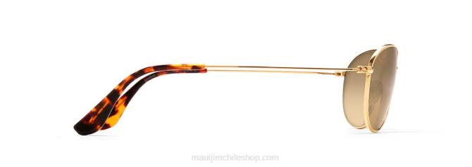 4DRP328 oro/hcl bronce gafas de sol tipo aviador polarizadas baby beach Maui Jim