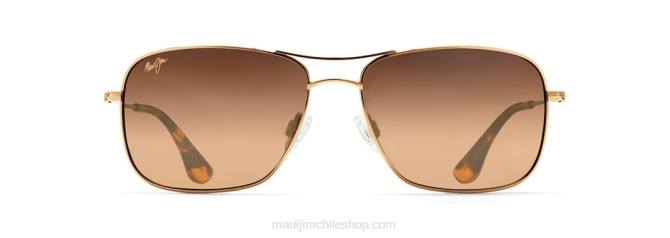 4DRP414 oro/hcl bronce gafas de sol de aviador polarizadas wiki wiki Maui Jim