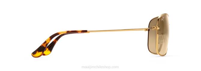 4DRP414 oro/hcl bronce gafas de sol de aviador polarizadas wiki wiki Maui Jim