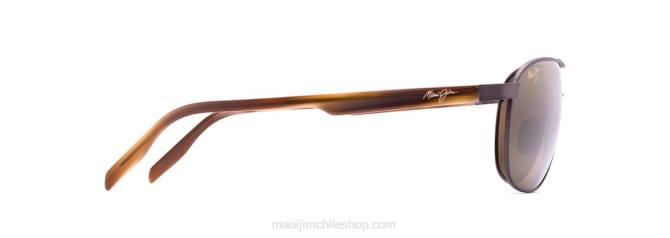 4DRP422 chocolate mate/hcl bronce gafas de sol estilo aviador polarizadas Castles Maui Jim