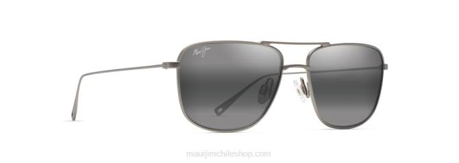 4DRP6 titanio mate/gris neutro lentes de sol estilo aviador polarizados mikioi Maui Jim