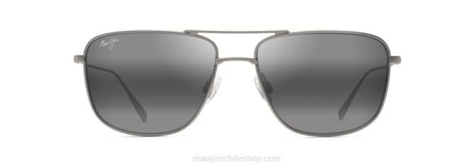 4DRP6 titanio mate/gris neutro lentes de sol estilo aviador polarizados mikioi Maui Jim