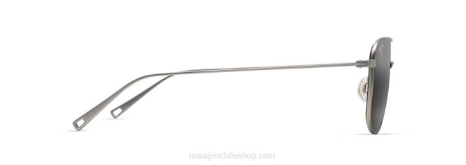 4DRP6 titanio mate/gris neutro lentes de sol estilo aviador polarizados mikioi Maui Jim
