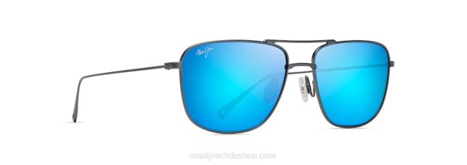 4DRP7 paloma gris/azul hawaii lentes de sol estilo aviador polarizados mikioi Maui Jim