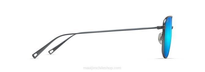 4DRP7 paloma gris/azul hawaii lentes de sol estilo aviador polarizados mikioi Maui Jim