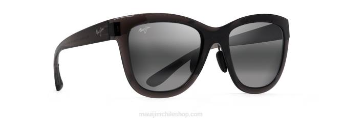 4DRP108 gris translúcido/gris neutro gafas de sol clásicas polarizadas anuenue Maui Jim