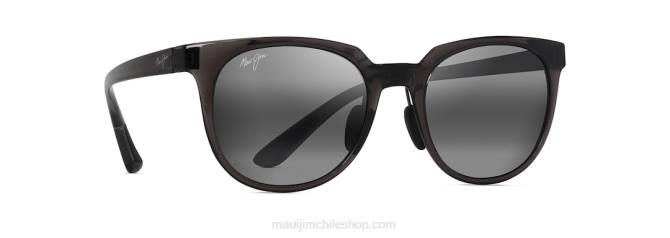 4DRP116 gris translúcido/gris neutro gafas de sol clásicas polarizadas wailua Maui Jim