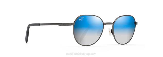 4DRP127 bronce oscuro/doble espejo de azul a plata gafas de sol clásicas polarizadas hukilau Maui Jim