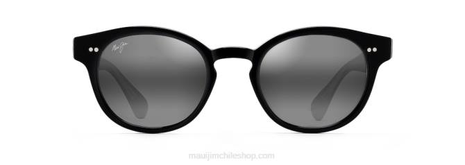 4DRP131 negro con cristal/gris neutro gafas de sol clásicas polarizadas joy ride Maui Jim