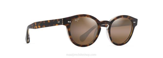 4DRP133 tortuga con cristal/bronce hcl gafas de sol clásicas polarizadas joy ride Maui Jim