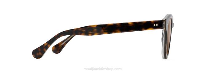 4DRP133 tortuga con cristal/bronce hcl gafas de sol clásicas polarizadas joy ride Maui Jim