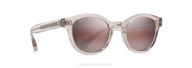 4DRP135 cristal con un toque de rosa/rosa gafas de sol clásicas polarizadas joy ride Maui Jim