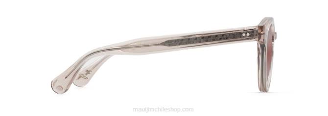 4DRP135 cristal con un toque de rosa/rosa gafas de sol clásicas polarizadas joy ride Maui Jim