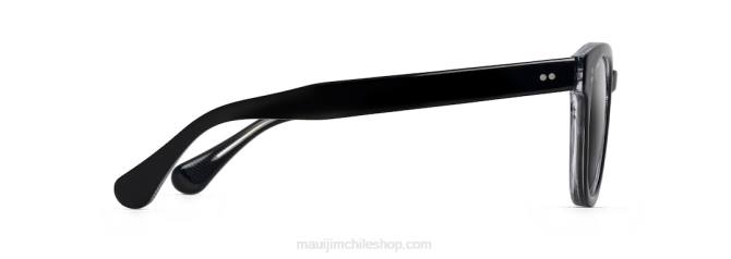 4DRP136 negro con cristal/gris neutro gafas de sol clásicas polarizadas guepardo 5 Maui Jim