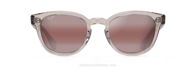 4DRP140 cristal con un toque de rosa/rosa gafas de sol clásicas polarizadas guepardo 5 Maui Jim