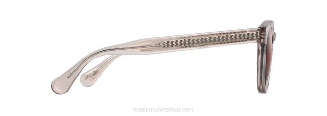 4DRP140 cristal con un toque de rosa/rosa gafas de sol clásicas polarizadas guepardo 5 Maui Jim