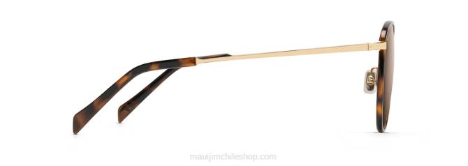 4DRP143 tortuga con oro/hcl bronce gafas de sol clásicas polarizadas de noni Maui Jim