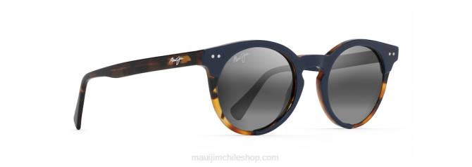 4DRP156 azul marino/gris neutro gafas de sol clásicas polarizadas upside down falls Maui Jim