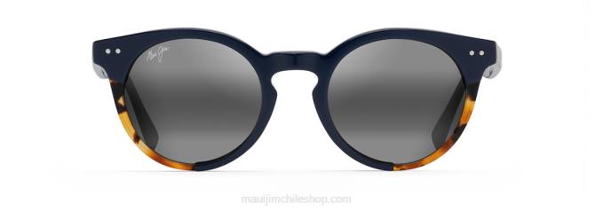 4DRP156 azul marino/gris neutro gafas de sol clásicas polarizadas upside down falls Maui Jim