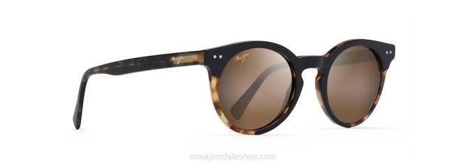 4DRP157 tortuga/hcl bronce gafas de sol clásicas polarizadas upside down falls Maui Jim