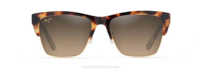4DRP173 tortuga con oro/hcl bronce gafas de sol perico polarizadas clasicas Maui Jim