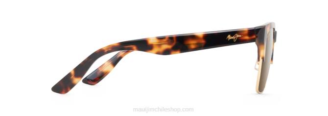 4DRP173 tortuga con oro/hcl bronce gafas de sol perico polarizadas clasicas Maui Jim