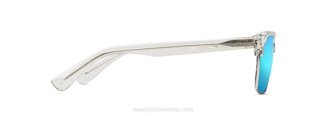 4DRP185 hawai cristal/azul anteojos de sol clásicos polarizados kawika Maui Jim