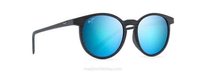 4DRP235 raya azul marino oscuro/azul hawaii lentes de sol clasicos polarizados kiawe Maui Jim