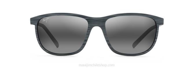 4DRP253 raya gris/gris neutro lentes de sol clásicos polarizados lele kawa Maui Jim