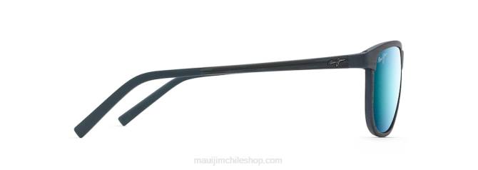 4DRP254 raya azul marino oscuro/azul hawaii lentes de sol clásicos polarizados lele kawa Maui Jim