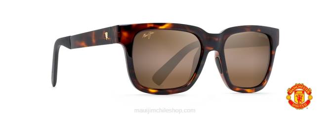 4DRP267 tortuga brillo/bronce hcl mongoose gafas de sol clásicas polarizadas Maui Jim