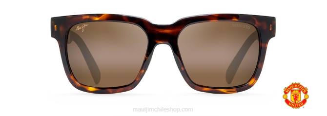 4DRP267 tortuga brillo/bronce hcl mongoose gafas de sol clásicas polarizadas Maui Jim