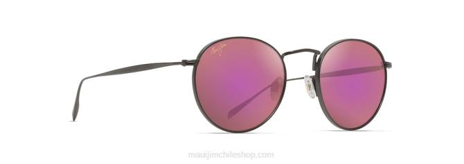 4DRP359 gris pizarra/amanecer nautilus gafas de sol clásicas polarizadas con ajuste asiático Maui Jim