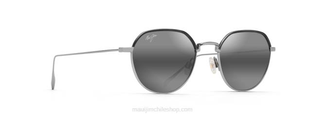 4DRP82 titanio/gris neutro gafas de sol clásicas polarizadas island eyes Maui Jim