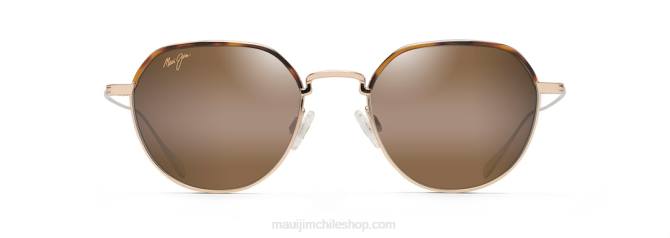 4DRP84 oro/hcl bronce gafas de sol clásicas polarizadas island eyes Maui Jim