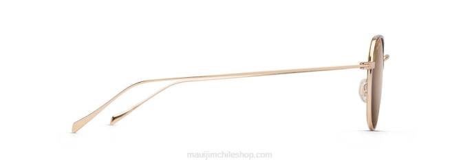4DRP84 oro/hcl bronce gafas de sol clásicas polarizadas island eyes Maui Jim