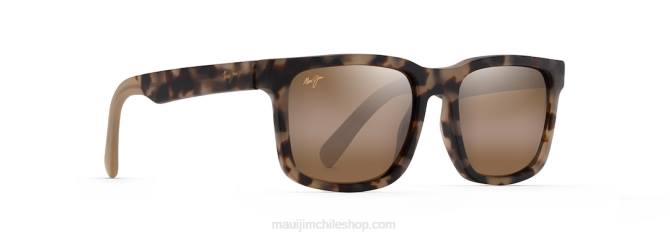 4DRP88 carey havana mate con puntas canela/bronce hcl lentes de sol clásicos polarizados stone shack Maui Jim