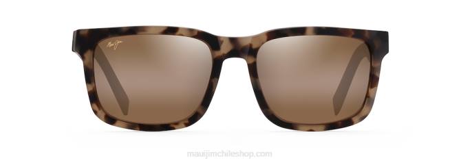 4DRP88 carey havana mate con puntas canela/bronce hcl lentes de sol clásicos polarizados stone shack Maui Jim