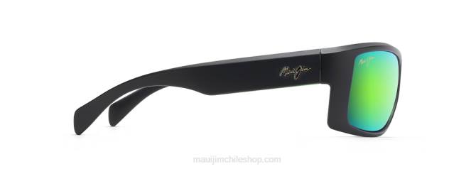 4DRP113 negro mate con interior oliva/verde lentes de sol cruzados polarizados equator Maui Jim